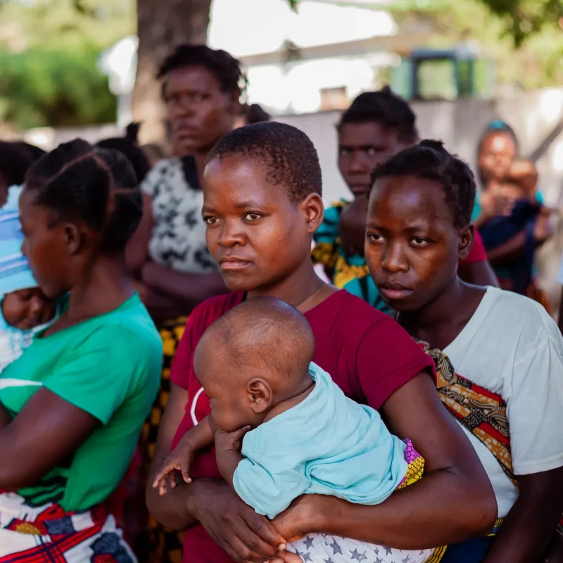 Beneficiarias de projectos de SSR na Comunidade de Chitima, em Cahor